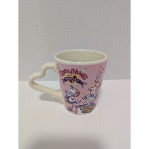 Pink Tokyo Disney Resort Alice In Wonderland Queen of Hearts Souvenir Coffee Cup